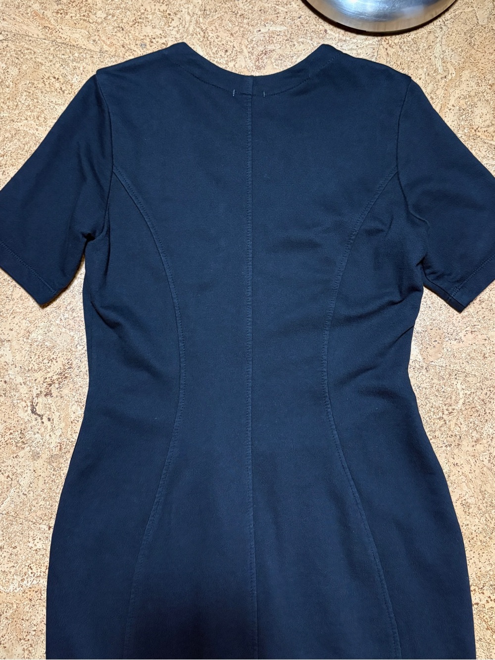 Prairie Underground Organic Cotton Zip Dress Tunic Cardigan Black Sz L - Picture 5 of 14